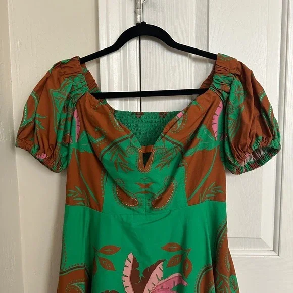 green emerald velvet dress Maeve Midi Dress in Mint